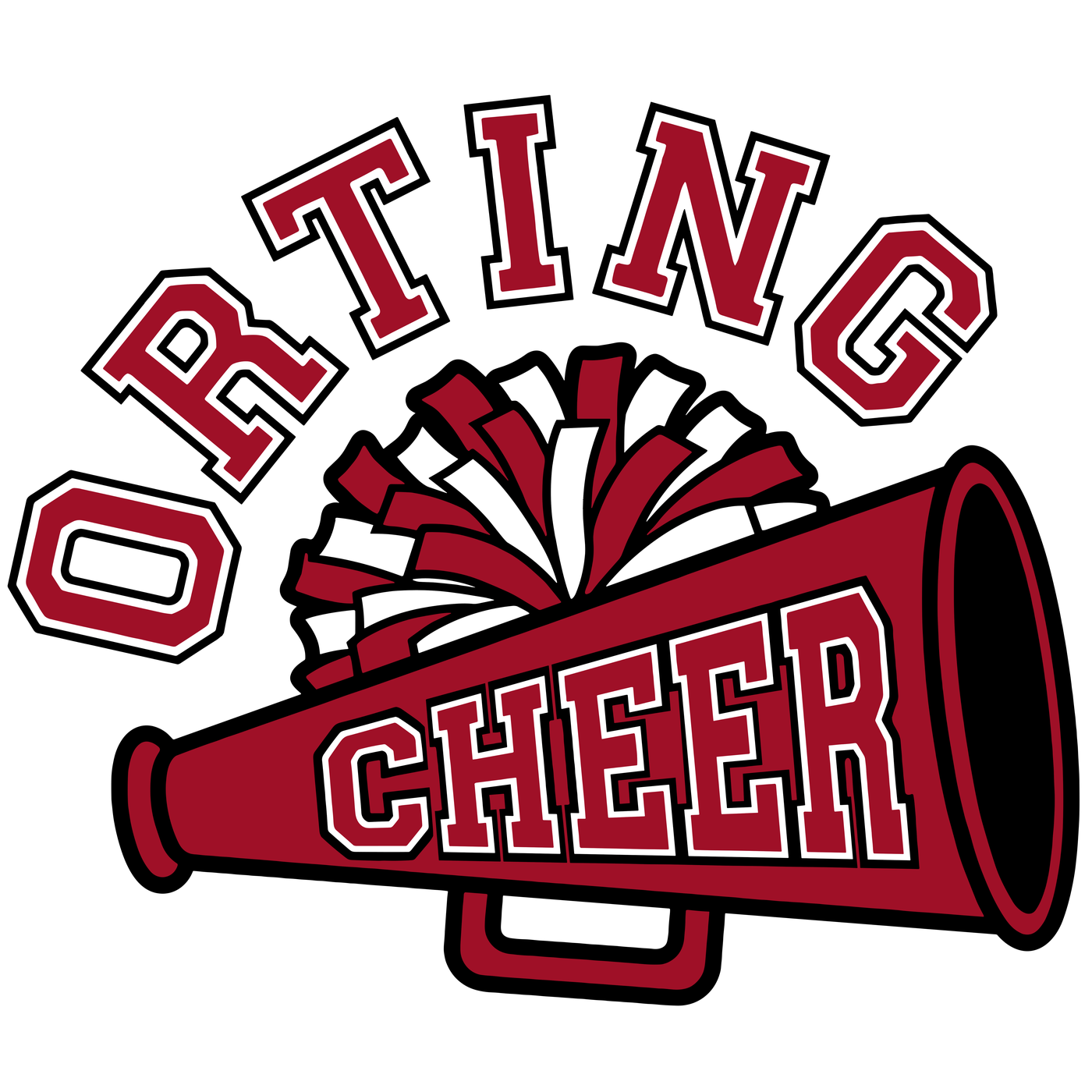 Orting Cheer team design