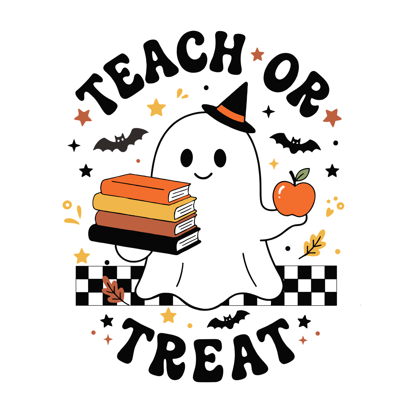 Teach or Treat Halloween teacher design